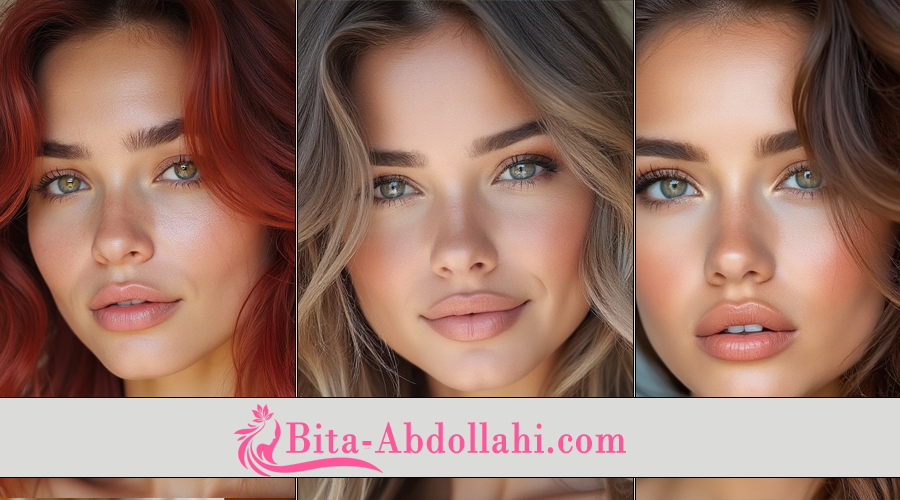 انتخاب رنگ و لایت مناسب مو بر اساس رنگ پوست
