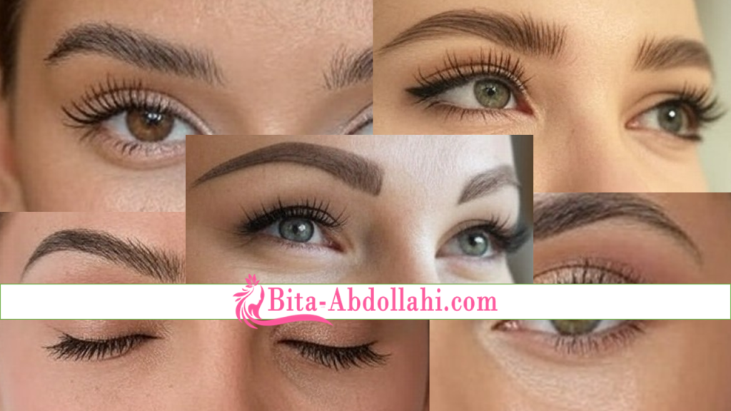 جدیدترین مدل های ابرو و مژه در کرج