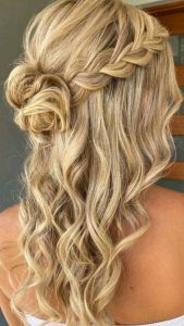 مدل شلخته برای شینیون موی باز در کرج