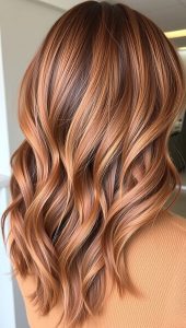 مدل کاراملی روشن در جدیدترین رنگ مو ی فصل پاییز در کرج