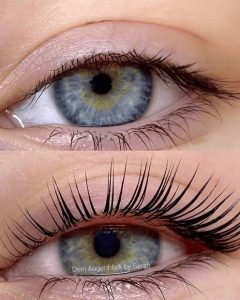 مژه های زیبا در آیا لیفت مژه باعث ریزش میشود؟