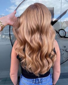 مدل کاراملی در 10مدل رنگ مو روشن بدون دکلره کرج